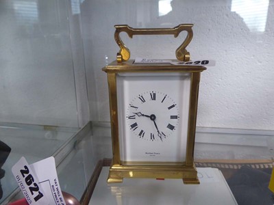 Lot 2620 - Shortland Bowen carriage clock