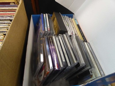 Lot 2646 - 2 boxes containing various CD's