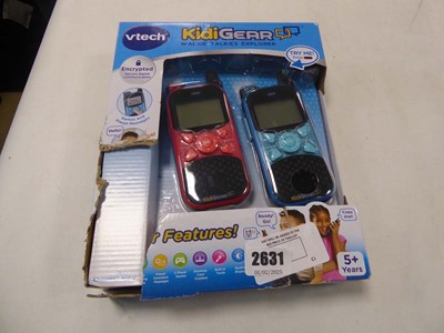 Lot 2631 - Pair of VTech Kiddy Gear walkie talkies