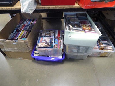 Lot 2640 - 7 boxes containing various CDs and DVDs