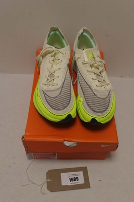 Lot 1699 - Nike Zoomx vaporfly trainers size UK10.5 (boxed)