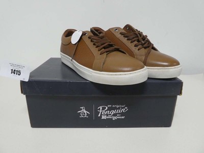 Lot 1415 - Boxed pair of men's Penguin Paxton shoes in...