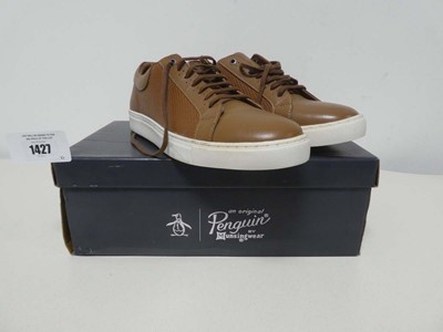 Lot 1427 - Boxed pair of men's Penguin Paxton shoes in...