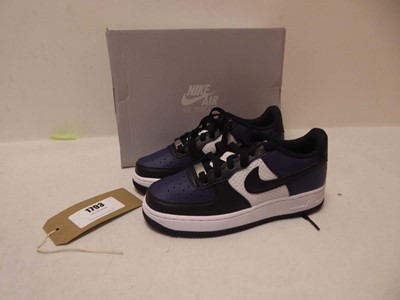 Lot 1793 - Children's Nike Air Force 1 GS size UK 3 (boxed)