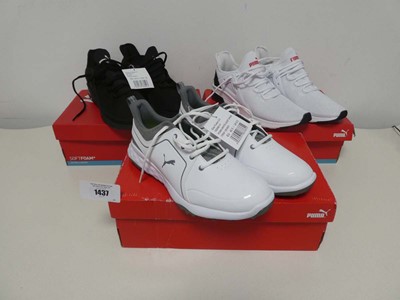 Lot 1437 - 2 boxed pairs of men's Puma Soft Foam+...