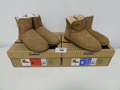 Lot 1448 - 2 boxed pairs of ladies Kirkland shearling...