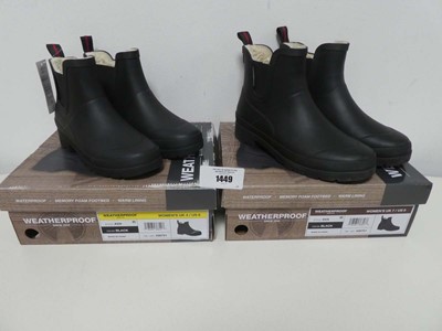 Lot 1449 - 2 boxed pairs of women's Weatherproof Ava...