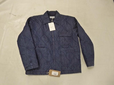 Lot 1767 - Universal Works gower jacket in quilt denim...