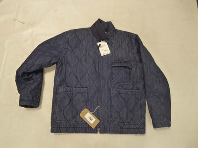 Lot 1768 - Universal Works gower jacket in quilt denim...