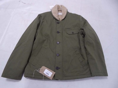 Lot 1771 - Universal Works twill ni jacket in light olive...