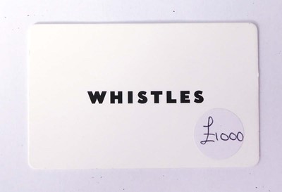 Lot 18 - Whistles (x1) - Total face value £1000