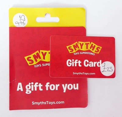 Lot 22 - Smyths (x2) - Total face value £50