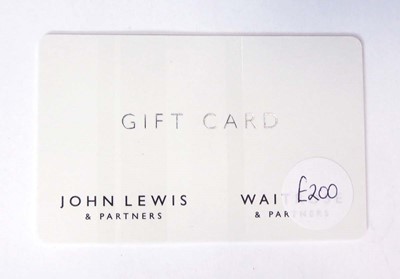 Lot 45 - John Lewis (x1) - Total face value £200