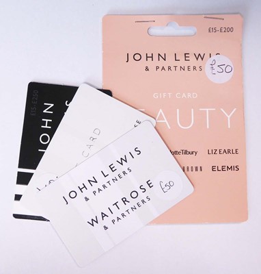 Lot 48 - John Lewis (x4) - Total face value £200