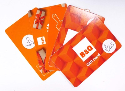 Lot 69 - B & Q (x5) - Total face value £175