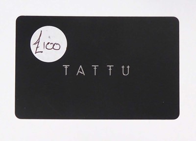 Lot 86 - Tattu (x1) - Total face value £100