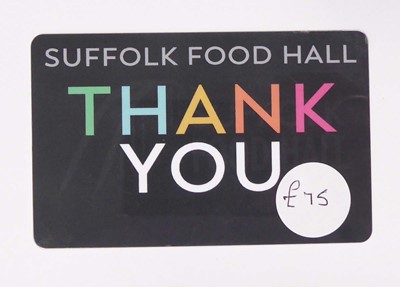 Lot 87 - Suffolk Food Hall (x1) - Total face value £75