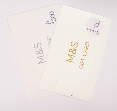 Lot 111 - Marks & Spencer (x2) - Total face value £200