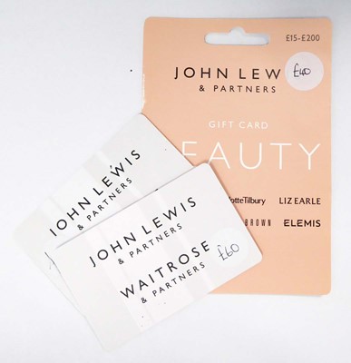 Lot 204 - John Lewis (x3) - Total face value £200