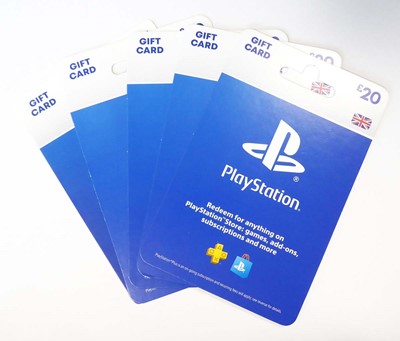 Lot 226 - Playstation (x5) - Total face value £115