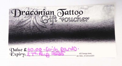 Lot 237 - Draconian Tattoo (x1) - Total face value £40