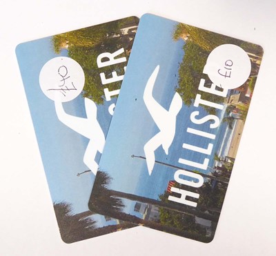 Lot 241 - Hollister (x2) - Total face value £50