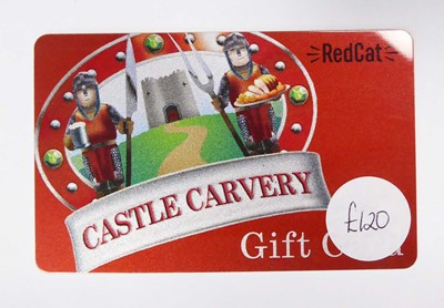 Lot 245 - Castle Carvery (x1) - Total face value £120