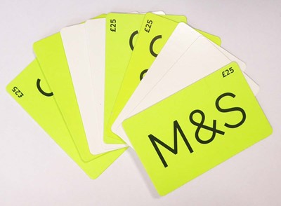 Lot 265 - Marks & Spencer (x9) - Total face value £220