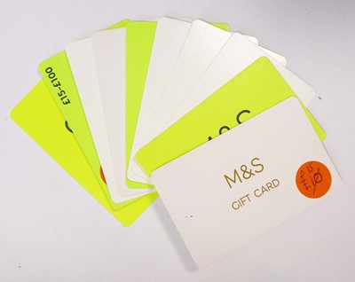 Lot 326 - Marks & Spencer (x10) - Total face value £190