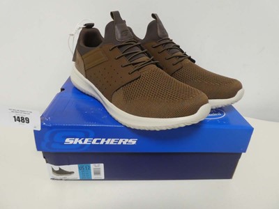 Lot 1489 - Boxed pair of men's Skechers Delson Camben...