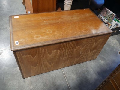 Lot 1574 - Mid-century teak blanket box