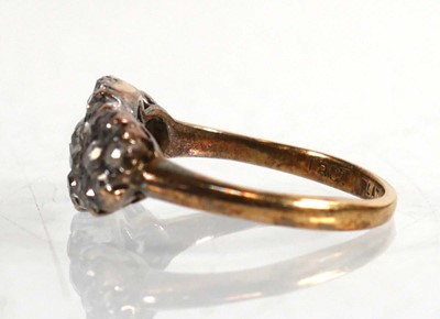 Lot 791 - An 18ct yellow gold and platinum highlighted...