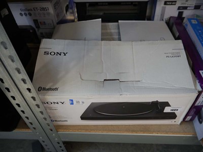 Lot 1484 - Boxed Sony bluetooth stereo turntable system...