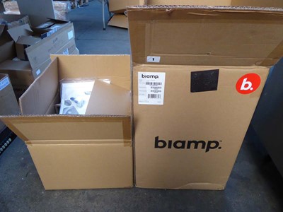 Lot 1 - Biamp Desono P6-SM white pendant speaker in box