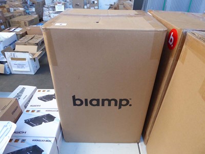 Lot 2 - Biamp Desono P6-SM white pendant speaker in box