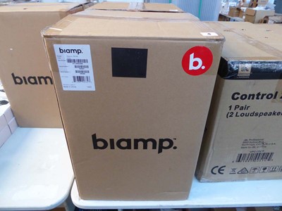 Lot 4 - Biamp Desono P6-SM white pendant speaker in box