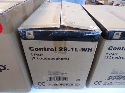 Lot 5 - JBL Professional by Harmon Control 28-1L-WH...