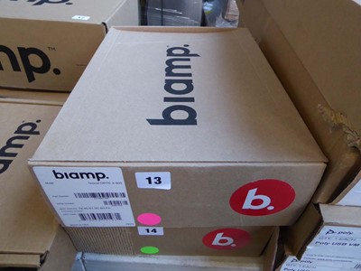 Lot 13 - Biamp Tesira Forte X800 amplifier in box