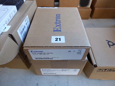 Lot 21 - Extron DTP HDMi 4K 330RX boxed with and Extron...