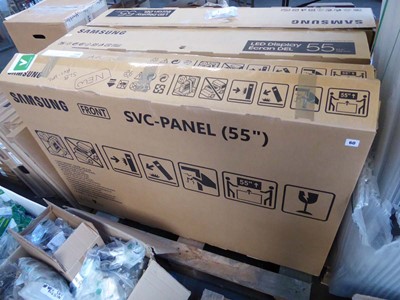 Lot 60 - Two Samsung SVC-panels for 55" screen, boxed