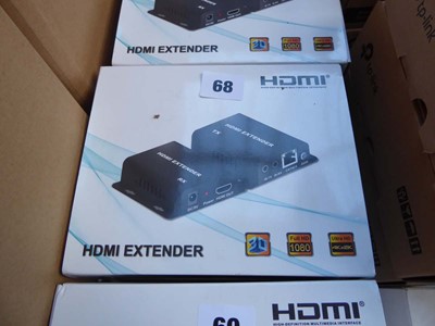 Lot 68 - Two boxed Pro-Signal PGS3077 HDMi extender...