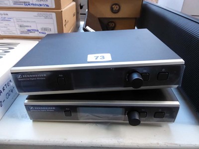 Lot 73 - Two Sennheiser speechline digital wireless SL...