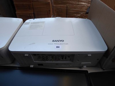 Lot 84 - Sanyo XGA projector, PLC-XM100L