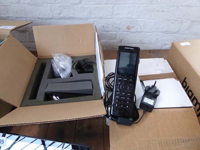 Lot 106 - Two Crestron remote controls with charging stands