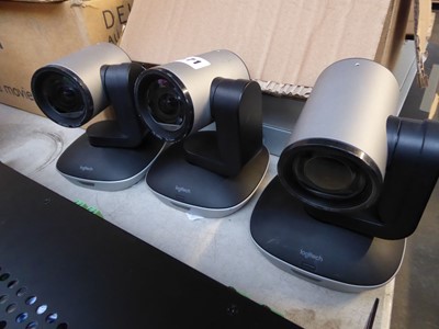 Lot 171 - Three Logitech PTZ Pro Moving Cameras