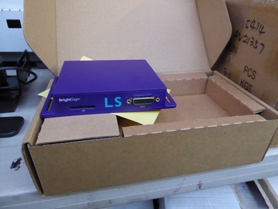 Lot 177 - Bright Sign LS322 with power supply and box