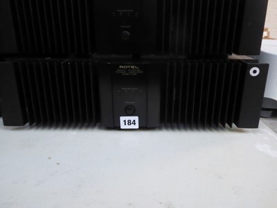 Lot 184 - Rotel 8-channel power amp. RMB1048 power...