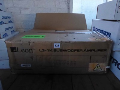 Lot 121 - Leon L3-1K sub woofer amplifier with box