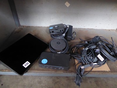 Lot 232 - Quantity of Logitech Rally equipment,...