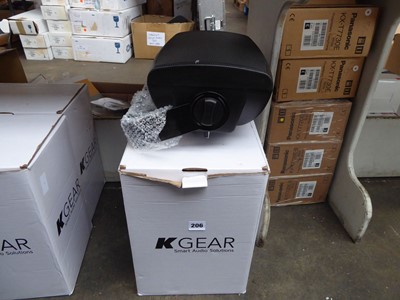 Lot 206 - Two boxed K Gear GF6 6" passive 40w 80...